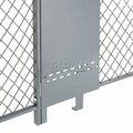 Global Industrial Fill-A-Gap Adjustable Panel for 10ft Wire Mesh Partition 603331